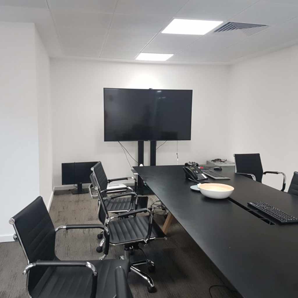 Meeting room — existing condition in back-of-house use
