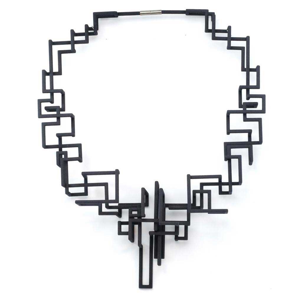 3D-printed necklace produced parametrically in module